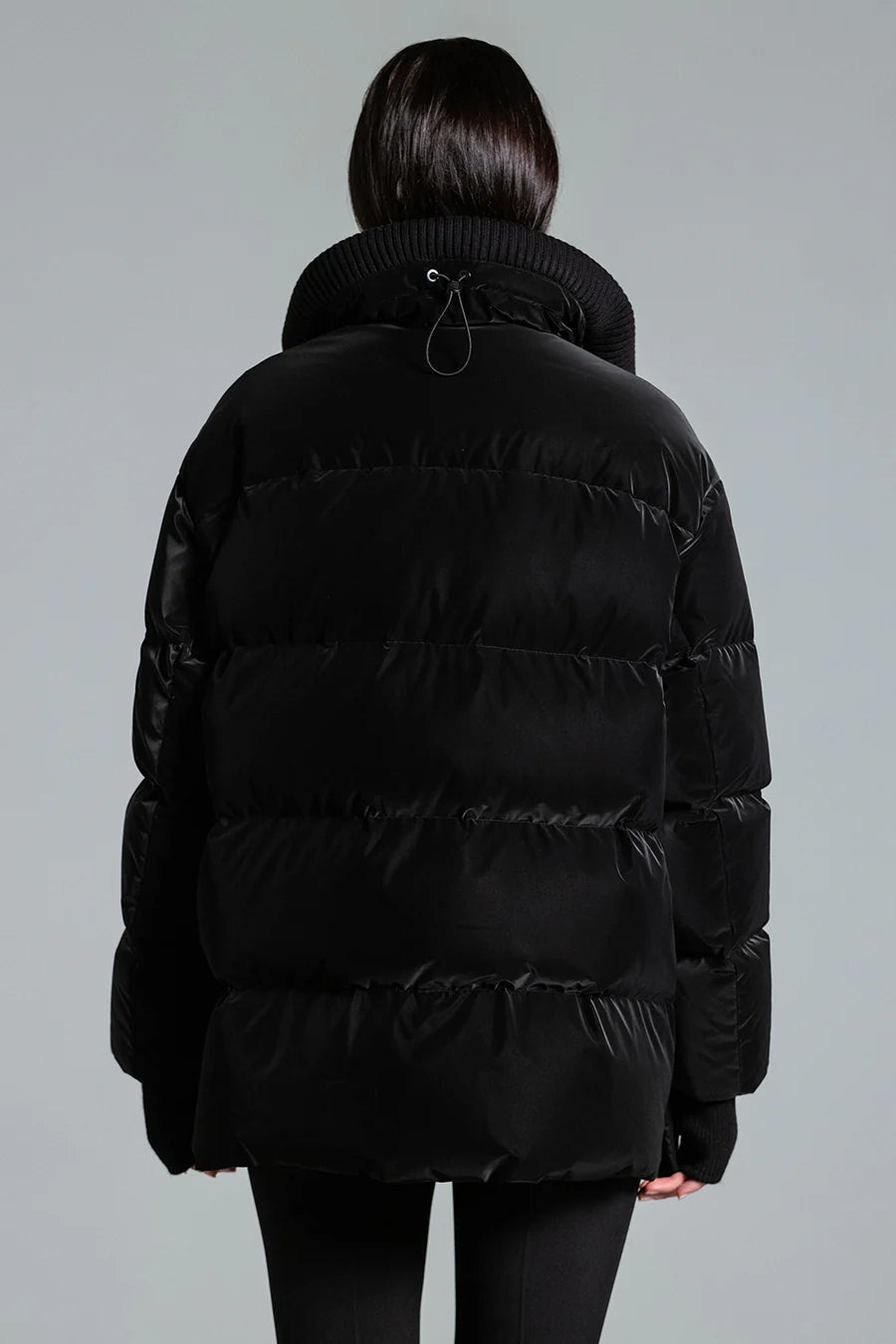 Glossy Down Jacket - Black by Duno — view 4
