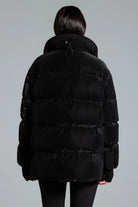 Glossy Down Jacket - Black by Duno — view 4