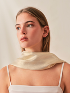 Maison Lurex Grace Stole - Vanilla