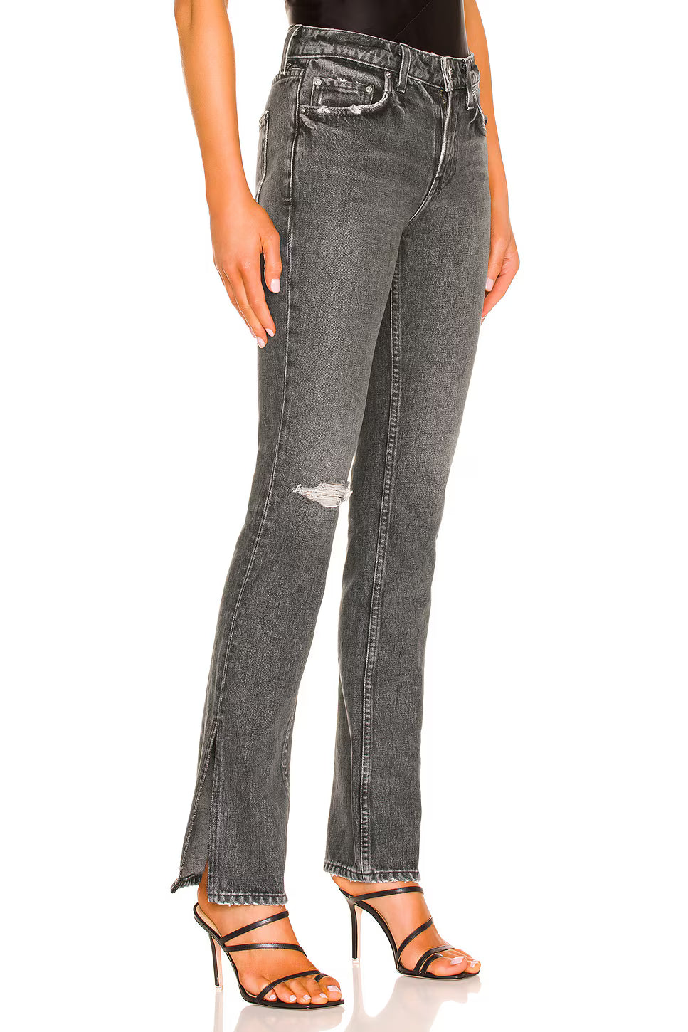 Hailey Low Rise Slim Boot Jeans - Empire State by Grlfrnd — alternate view