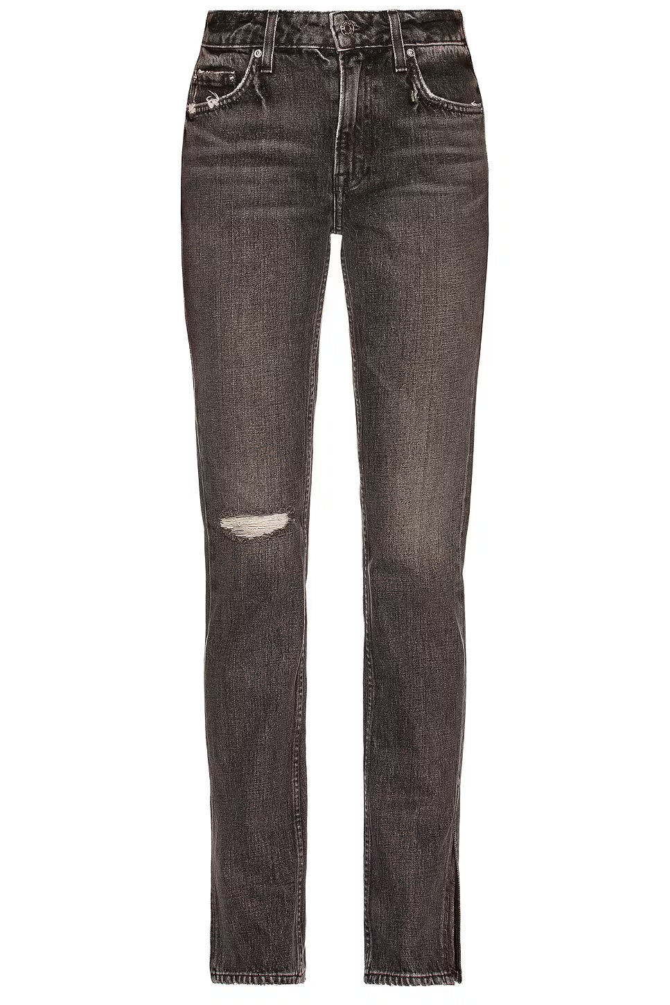 Hailey Low Rise Slim Boot Jeans - Empire State by Grlfrnd — view 4