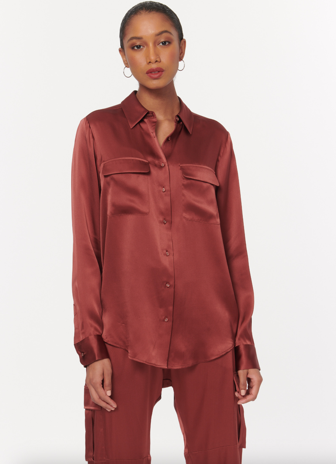 Rachelle Shirt - Spice by Cami NYC — alternate view