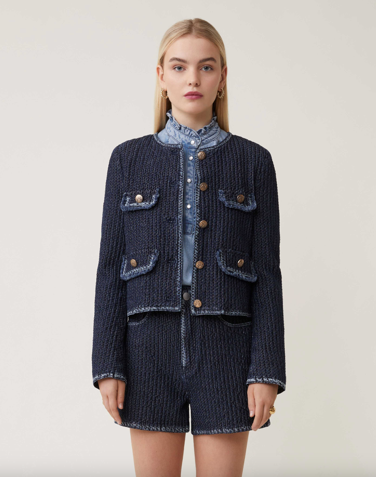 Diana Jacket - Blue Jeans by Suncoo | 25 South Boutiques