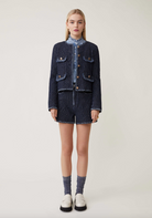 Diana Jacket - Blue Jeans by Suncoo — alternate view