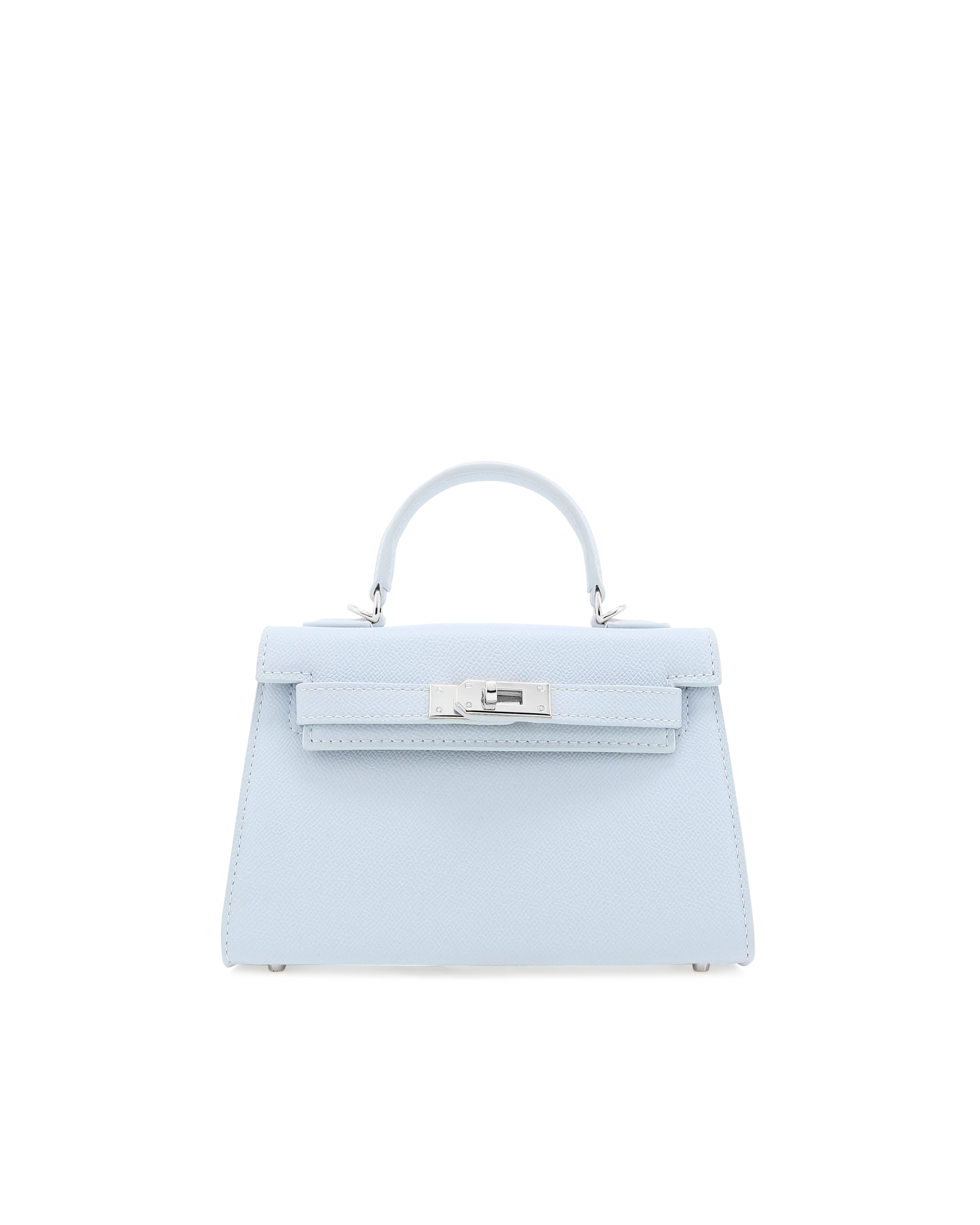 Hariette Handle Bag - Light Blue Saffiano by Billini — view 4