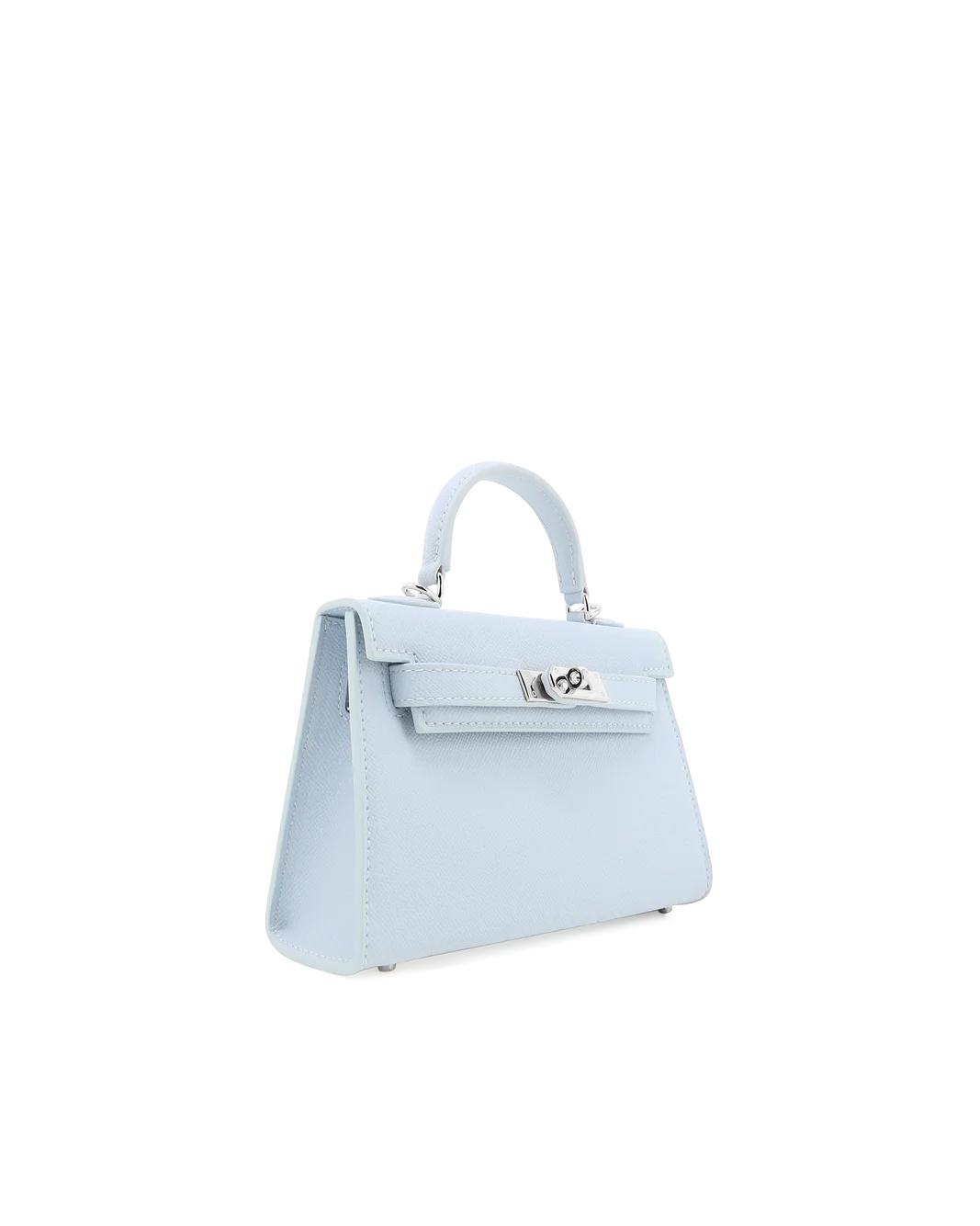 Hariette Handle Bag - Light Blue Saffiano by Billini — view 5