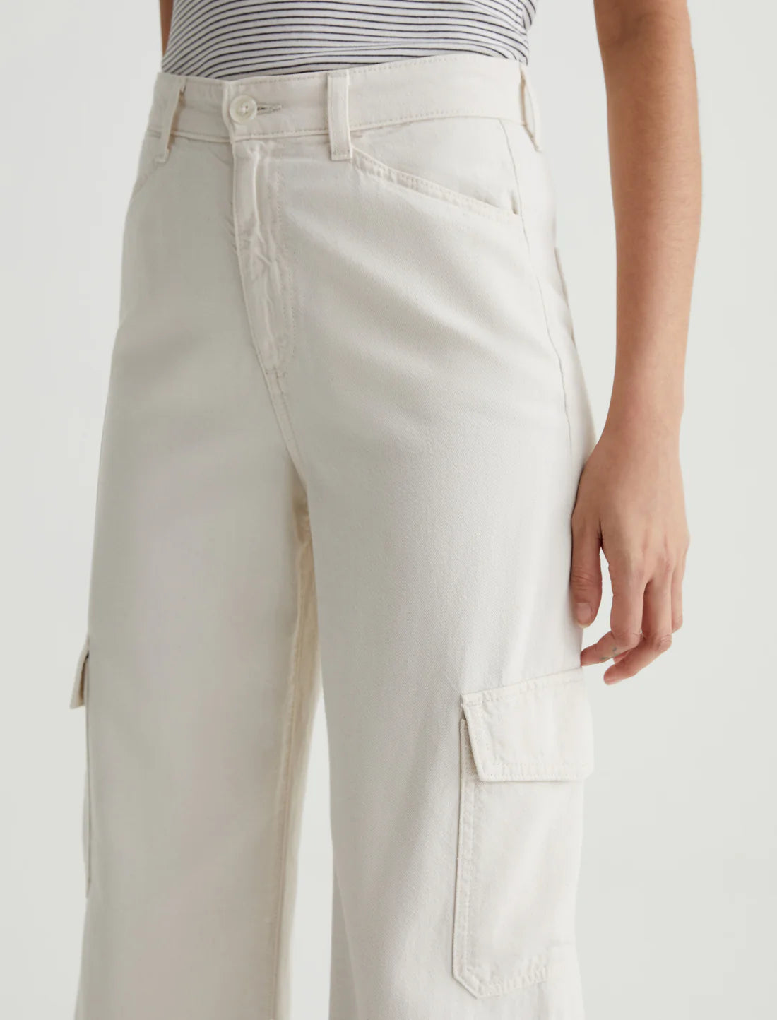 Gatina Wide Leg Cargo - Opal Stone by Adriano Goldschmied AG — view 3