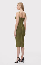 Maria Dress - Meadow by Herve Leger — view 4
