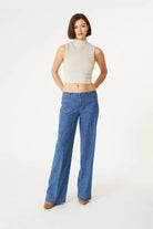 Hampton Wide Leg Denim - Stargazer by Level 99 | 25 South Boutiques