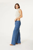 Hampton Wide Leg Denim - Stargazer by Level 99 — alternate view