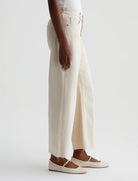 Saige Wide Leg Crop - Opal Stone by Adriano Goldschmied AG — view 3