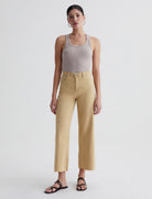 Saige Wide Leg Crop - Sulfur Aspen Yellow by Adriano Goldschmied AG | 25 South Boutiques