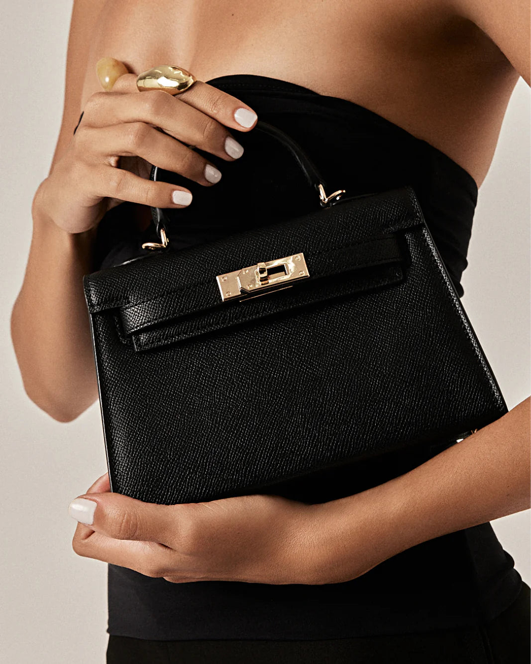 Hariette Handle Bag - Black by Billini — view 4