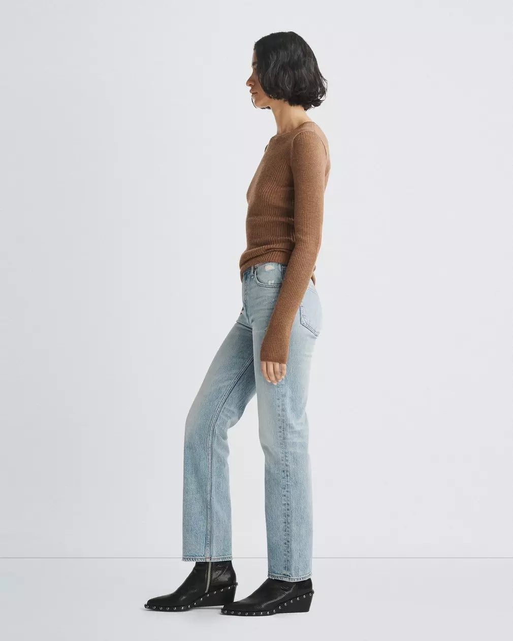 Harlow Mid Rise Straight - Lou by Rag & Bone — alternate view