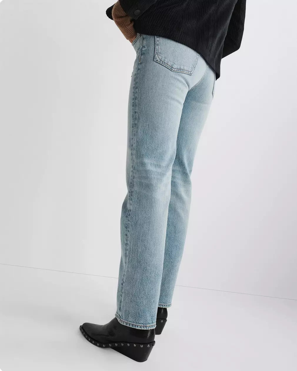 Harlow Mid Rise Straight - Lou by Rag & Bone — view 4