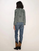 Rosa Fur Jacket - Mineral by Heartloom — view 4