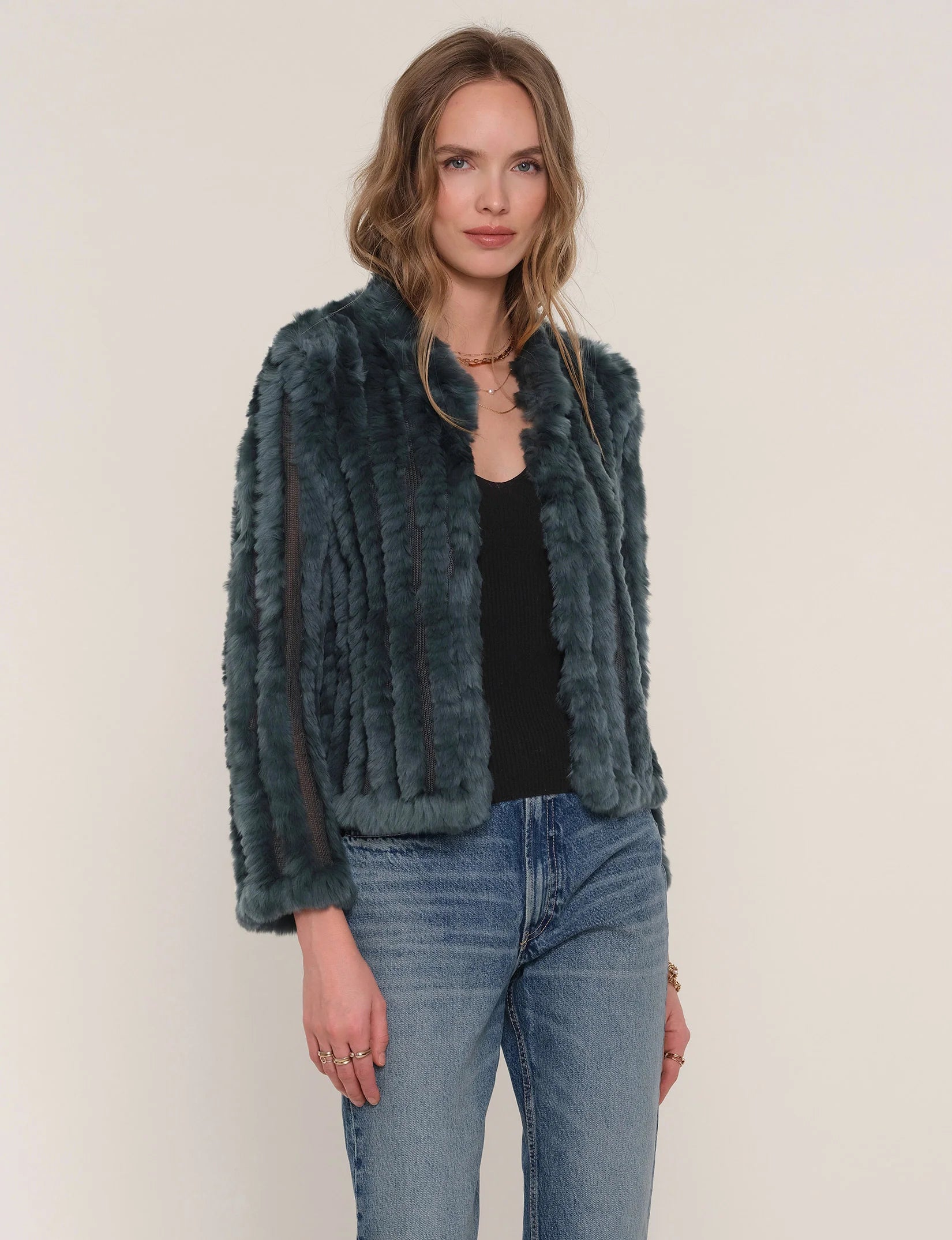 Rosa Fur Jacket - Jungle by Heartloom | 25 South Boutiques