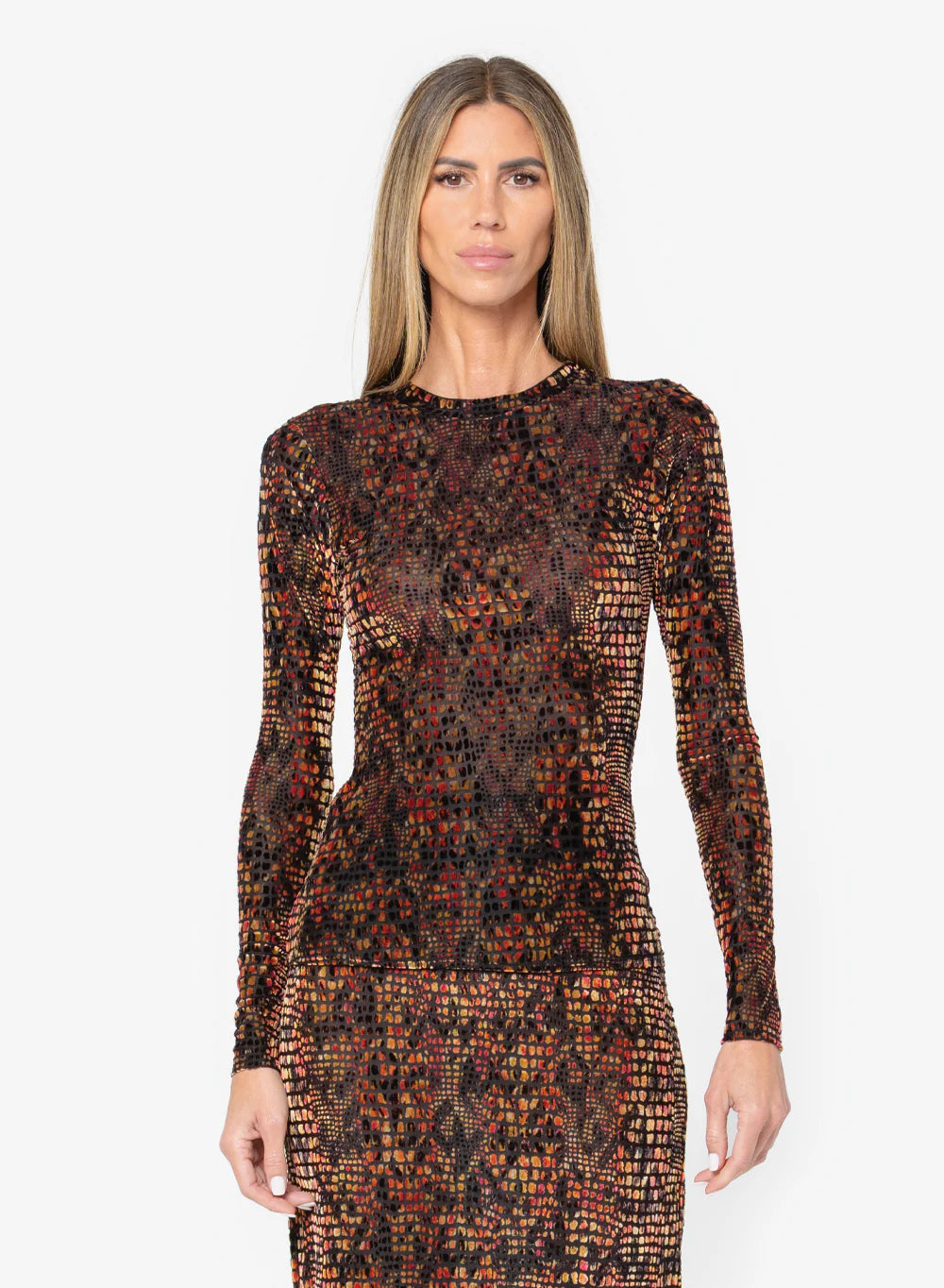 Hugo Top - Red Mosaic by Just Bee Queen | 25 South Boutiques