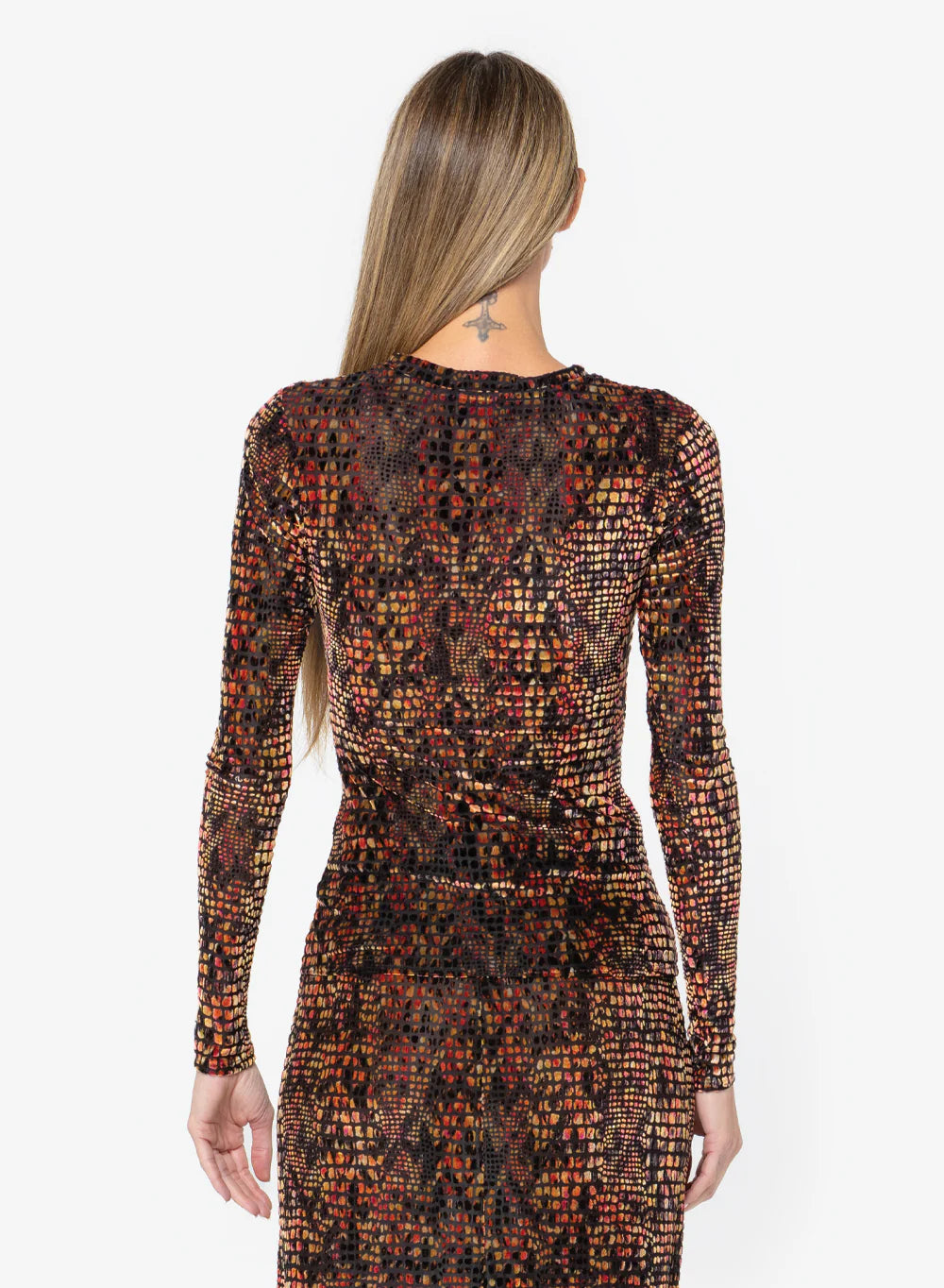 Hugo Top - Red Mosaic by Just Bee Queen — view 3