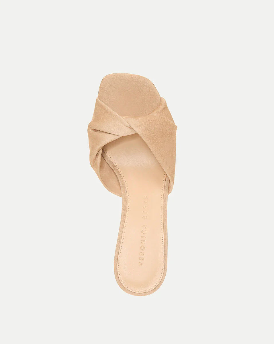 Melli Suede Sandal - Sand by Veronica Beard — view 3
