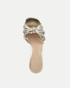 Misa Knot-Front Heel - Platinum by Veronica Beard — view 3