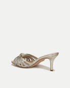Misa Knot-Front Heel - Platinum by Veronica Beard — view 4