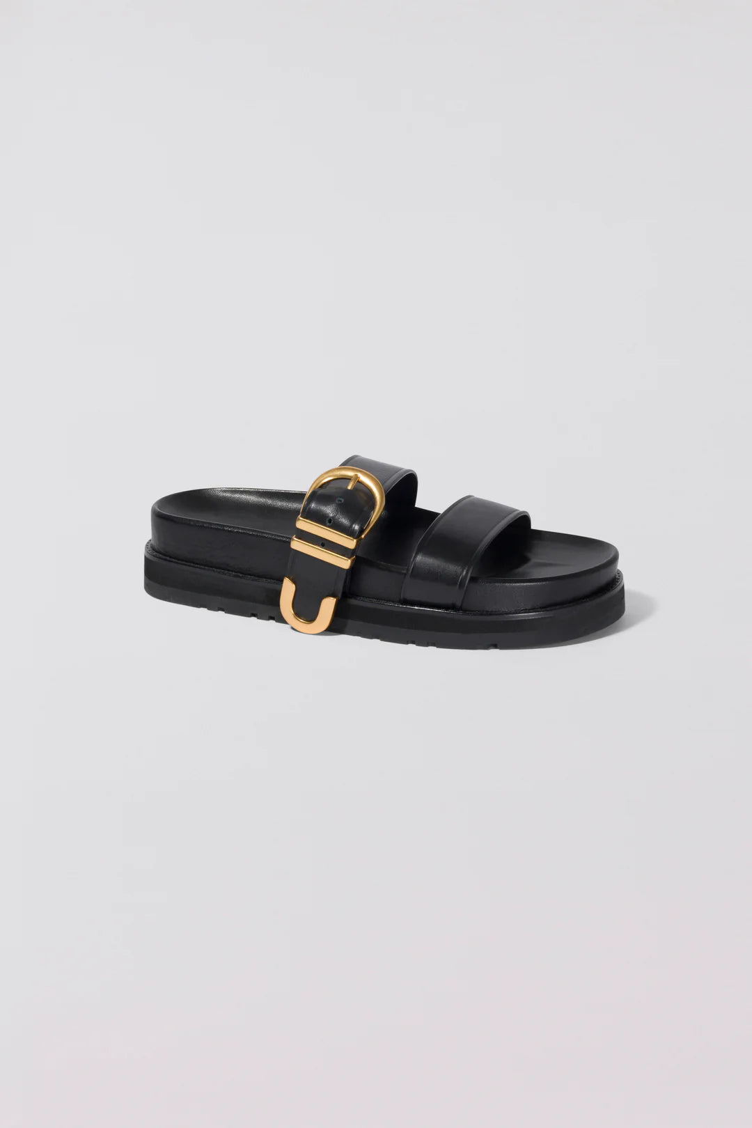 Aida Buckle Sandal - Black by Jonathan Simkhai — alternate view