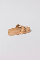 Aida Buckle Sandal - Camel by Jonathan Simkhai — alternate view