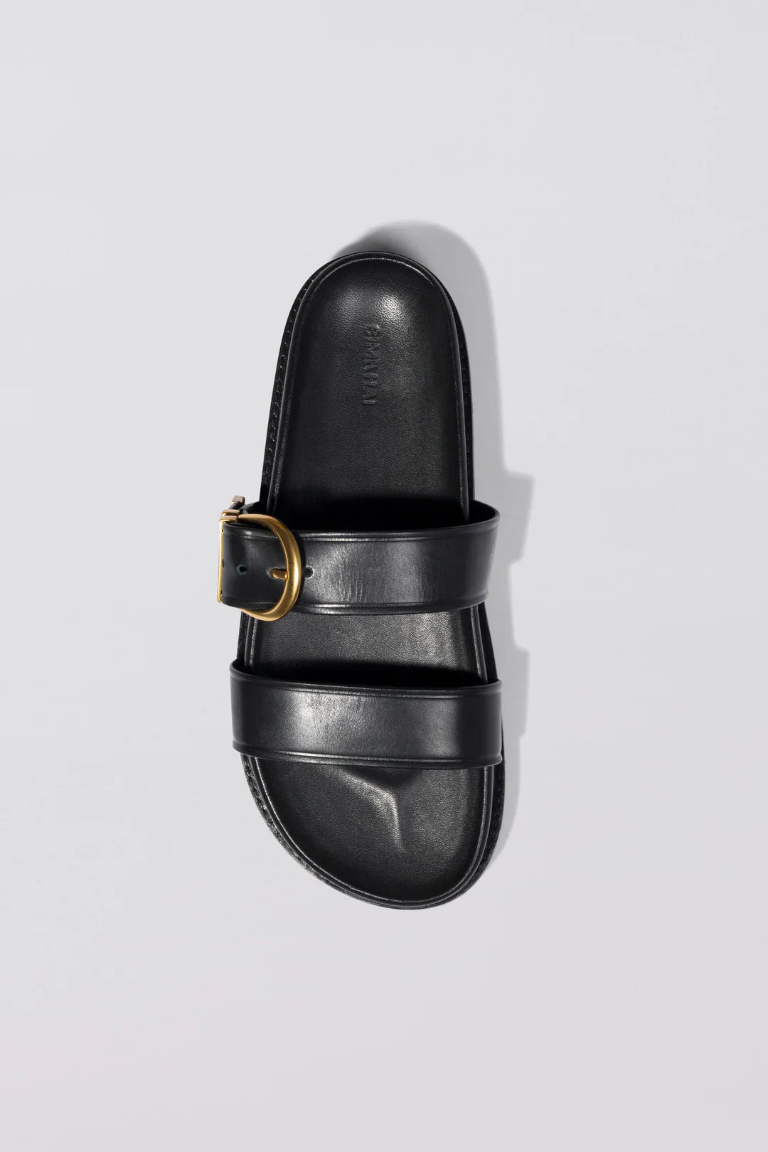 Aida Buckle Sandal - Black by Jonathan Simkhai — view 4