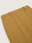 Cashmere Touch Chino Trousers - Liquirizia by Circolo — view 7