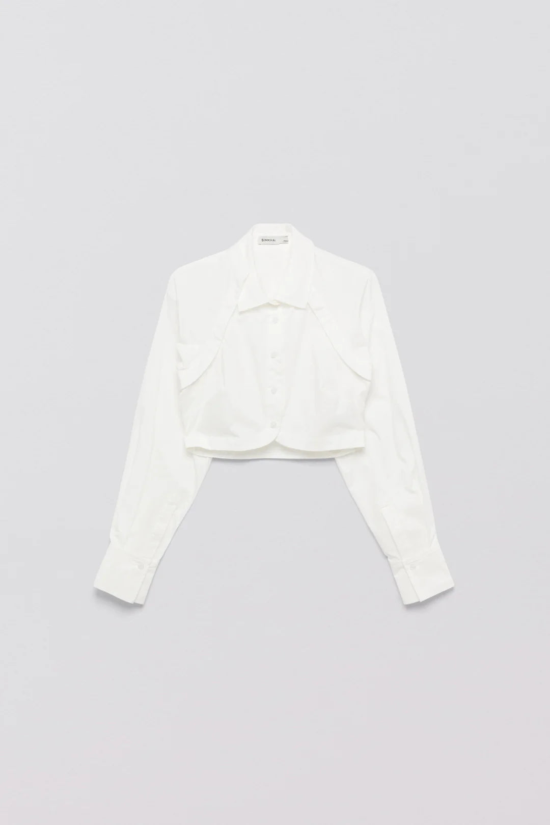 Nikolia Shirt - White by Jonathan Simkhai — view 6
