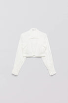 Nikolia Shirt - White by Jonathan Simkhai — view 6