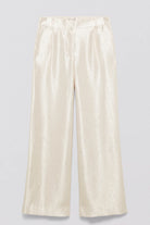 Malcolm Satin Pant - Cream by Jonathan Simkhai — view 5
