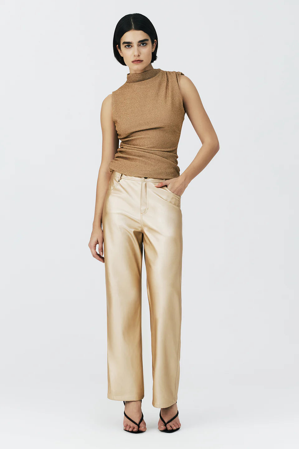 Omen Top - Sahara Brown by In the Mood for Love — alternate view
