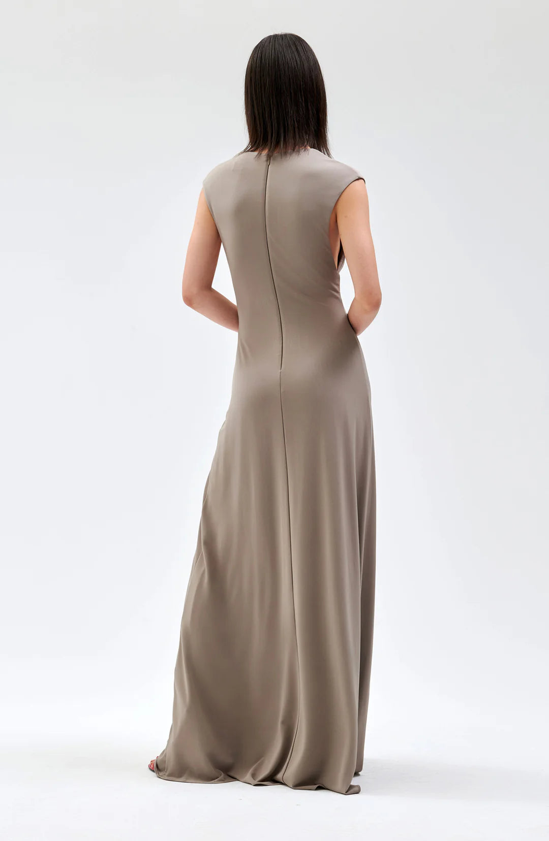 Imogen Dress - Grey by Ronny Kobo — view 3