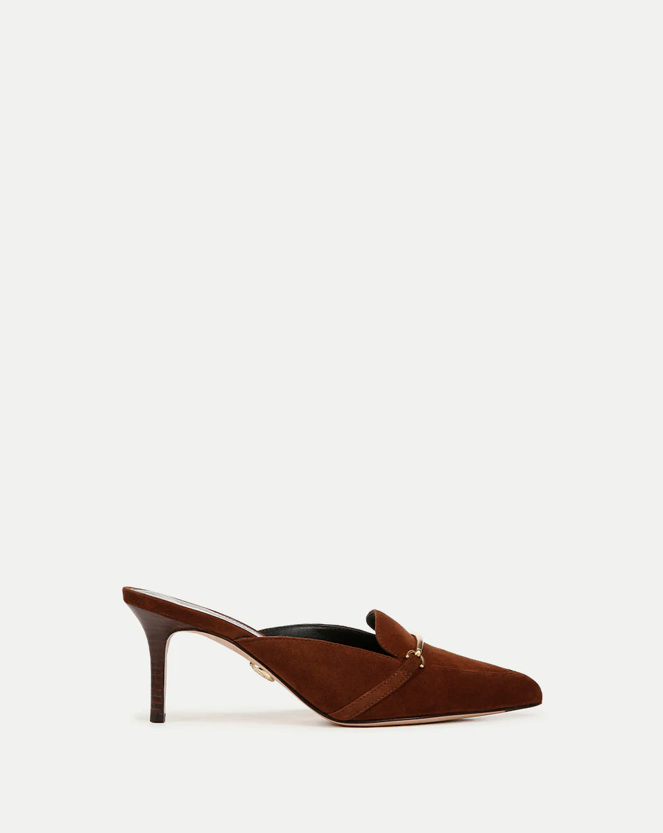 Leslie Suede Mule - Cedar by Veronica Beard | 25 South Boutiques