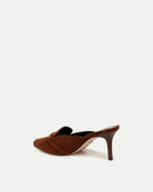 Leslie Suede Mule - Cedar by Veronica Beard — view 4