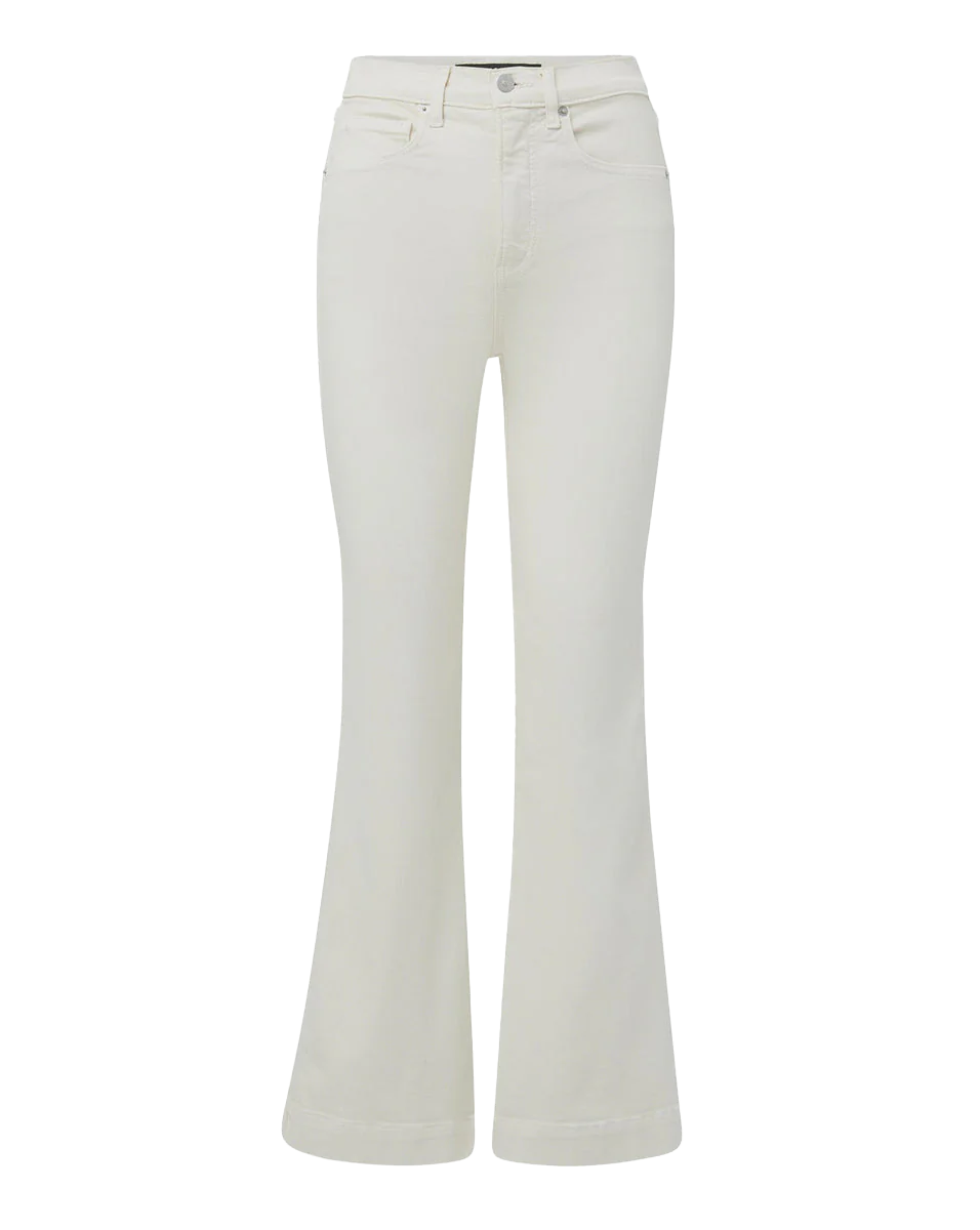 Carson Kick-Flare Jean - Ecru by Veronica Beard — view 5