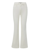Carson Kick-Flare Jean - Ecru by Veronica Beard — view 5