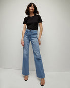 Crosbie Wide Leg Pant - Amethyst by Veronica Beard | 25 South Boutiques