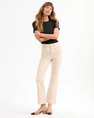Carson Kick-Flare Jean - Ecru by Veronica Beard | 25 South Boutiques