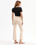 Carson Kick-Flare Jean - Ecru by Veronica Beard — view 4