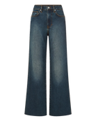 Taylor Wide Leg Jean - Rebel Moon by Veronica Beard — view 5