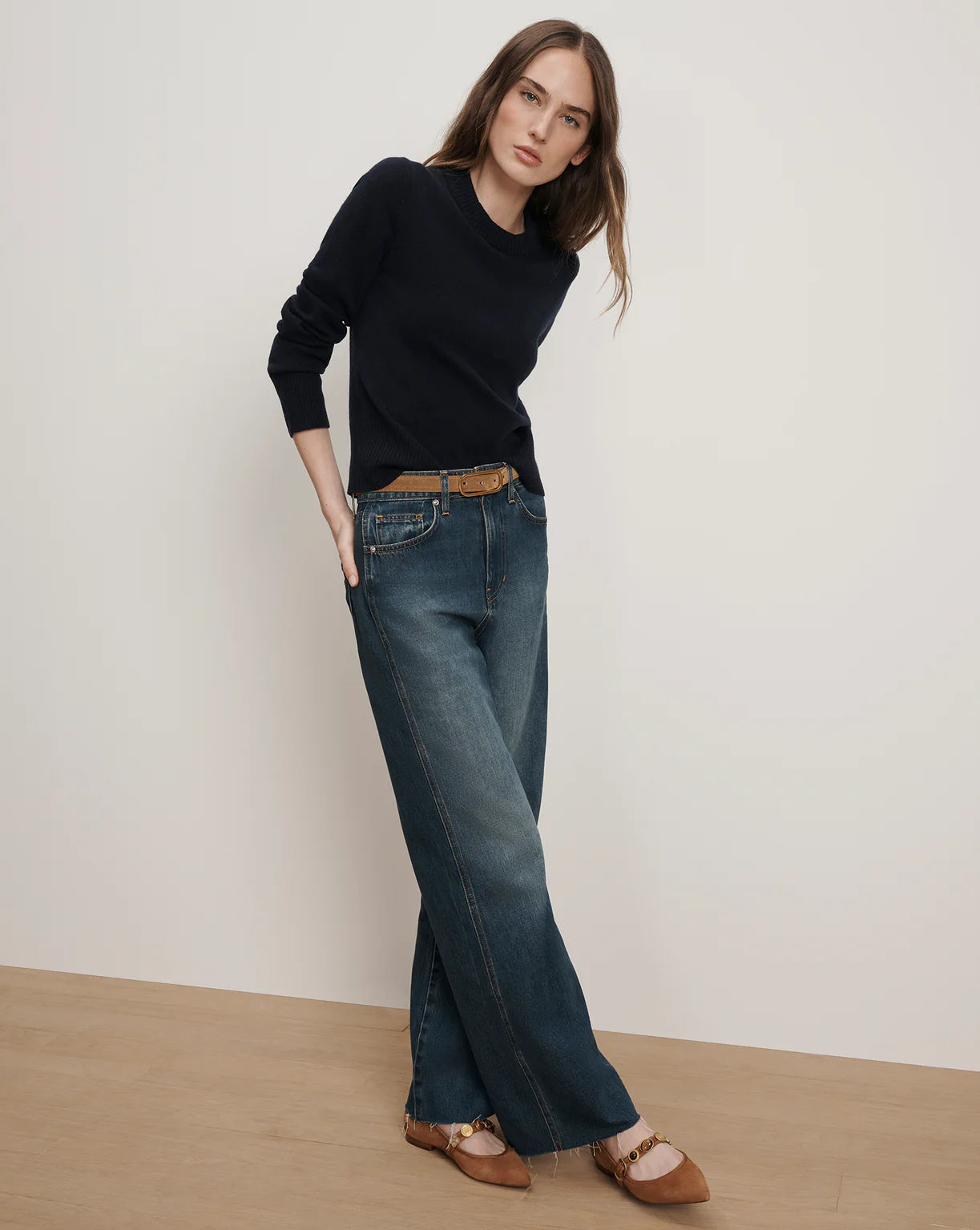 Taylor Wide Leg Jean - Rebel Moon by Veronica Beard | 25 South Boutiques