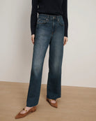 Taylor Wide Leg Jean - Rebel Moon by Veronica Beard — alternate view