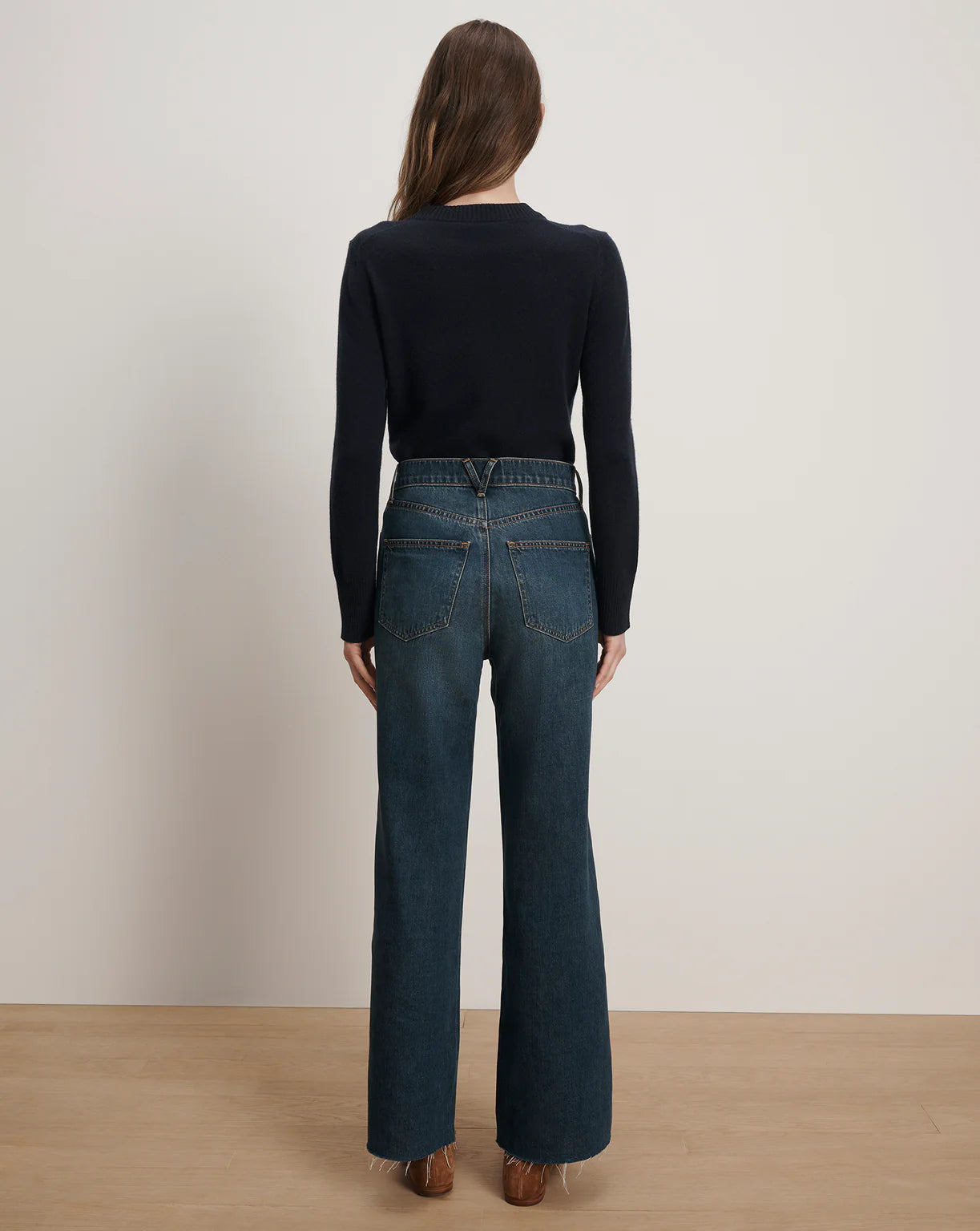 Taylor Wide Leg Jean - Rebel Moon by Veronica Beard — view 4