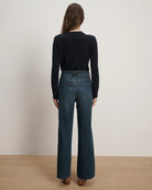 Taylor Wide Leg Jean - Rebel Moon by Veronica Beard — view 4