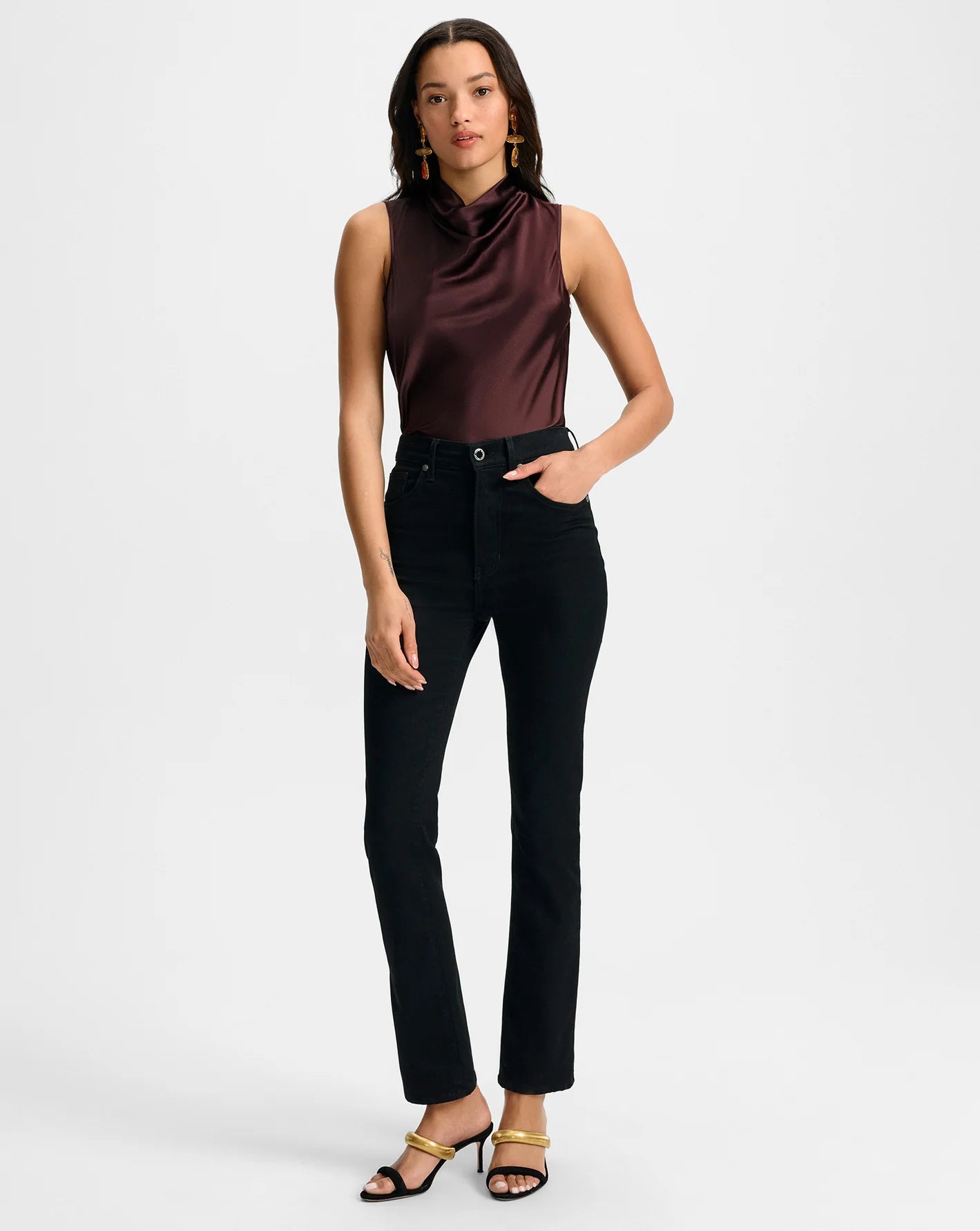 Lydia Ultra-Slim Jean - Onyx by Veronica Beard | 25 South Boutiques