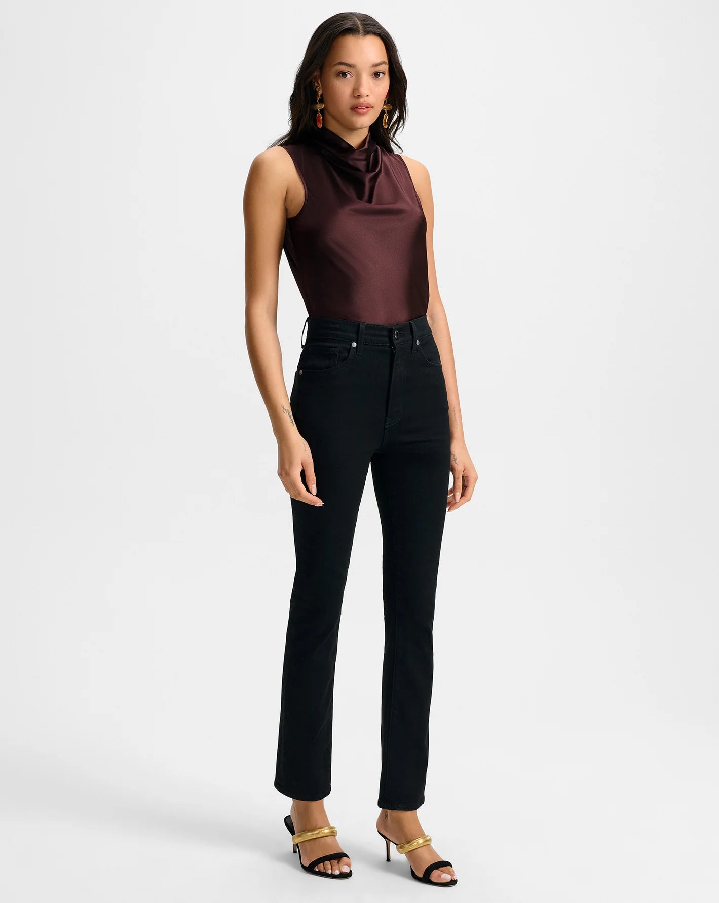 Lydia Ultra-Slim Jean - Onyx by Veronica Beard — view 3