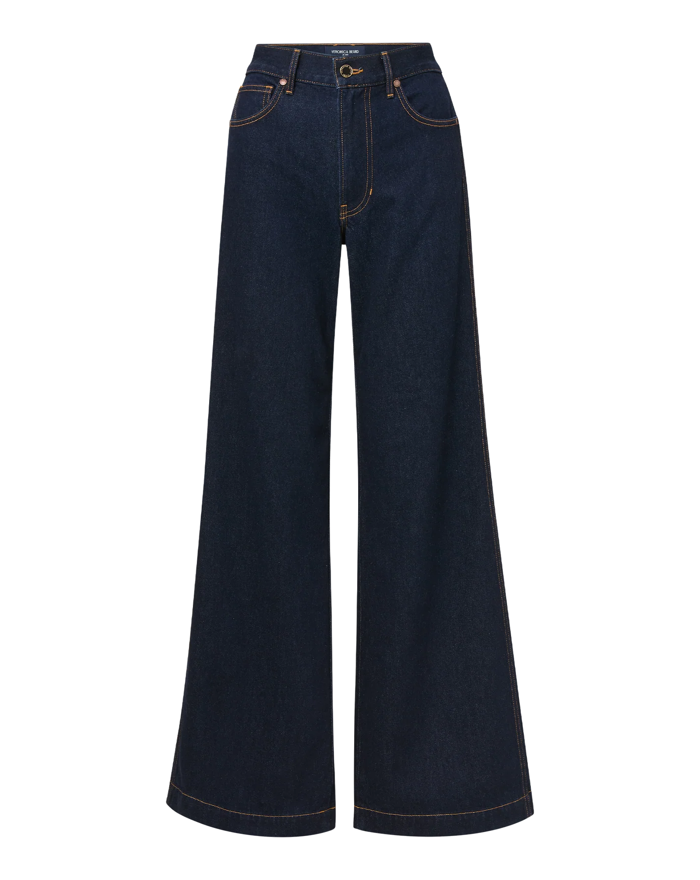 Kasey Wide-Leg Jean - Indigo Rinse by Veronica Beard — view 5